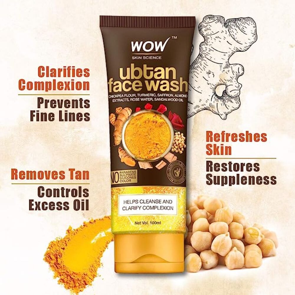 WOW Skin Science Ubtan Face Wash 100 ML