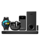 Ultima Lifestyle Combo: Wavebar 120W Soundbar + Active Smartwtach + Prime 1.0 Earbuds + Boost 20K Pro 20000mAh Powerbank