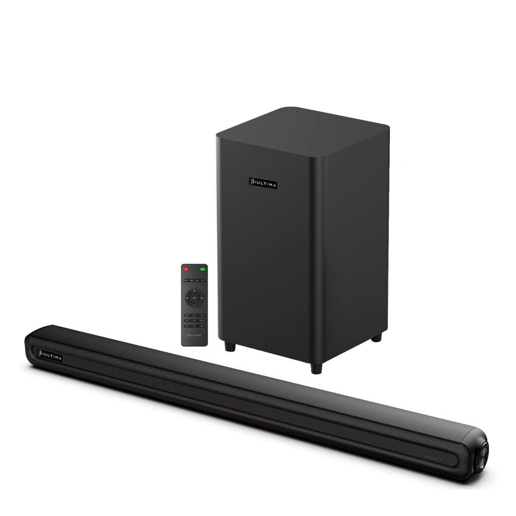 [SOUNDBAR200] Ultima Wavebar 200W Soundbar with 200W Output | 2.1 Channel | Wireless Subwoofers | EXTRA BASS | 3EQ Modes | Remote Control | Wall Mount Soundbar