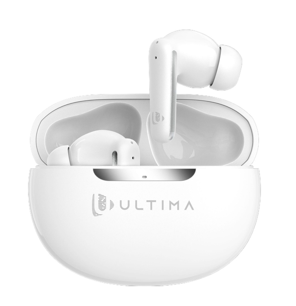[TWSBOOM181-WH] Ultima Boom 181 ANC | App Support | 45 Hrs Playback Time | Custom EQ | Hi-Fi Drivers | 45ms Low Latency | ANC | Game Mode