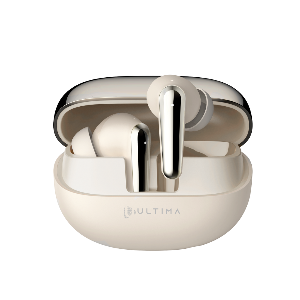 [TWSPRIME1-GD] Ultima Prime 1.0 ANC Earbuds with App Support | 60Hrs Playtime | Multi-Point Connectivity | EQ Modes | Supreme Sound | 4Mics AI ENC | Game Mode(40ms) | Elegant Appeal | Premium wireless earbuds