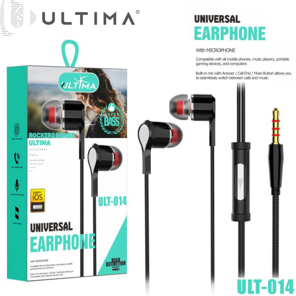 Ultima Rockerz Series ULT-014 Universal Earphone