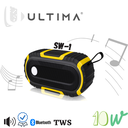Ultima Sw1 10w Bluetooth 5.0 Portable Stereo Speaker with Tws, Aux in, Water Resistant, 1500mAh Battery