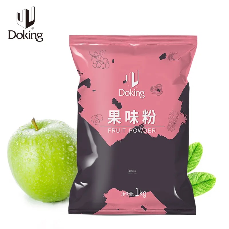 [GRO-BT-Greenapple] Doking Boba Bubble Tea Powder - Green Apple Flavour - 1 Kg