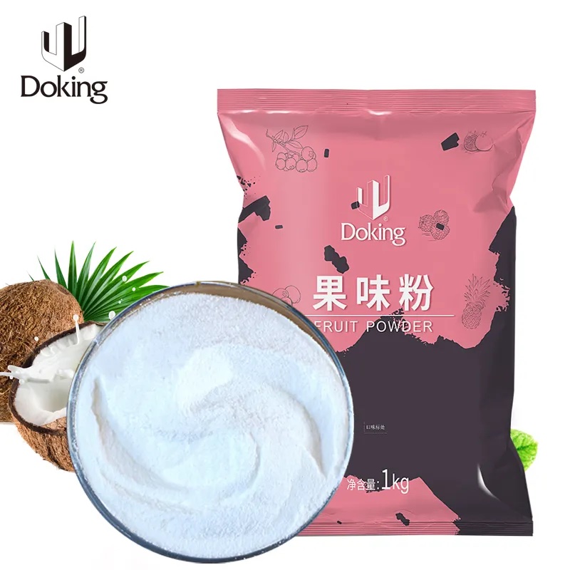 [GRO-BT-Coconut] Doking Boba Bubble Tea Powder - Coconut Premium Quality Flavour - 1 Kg