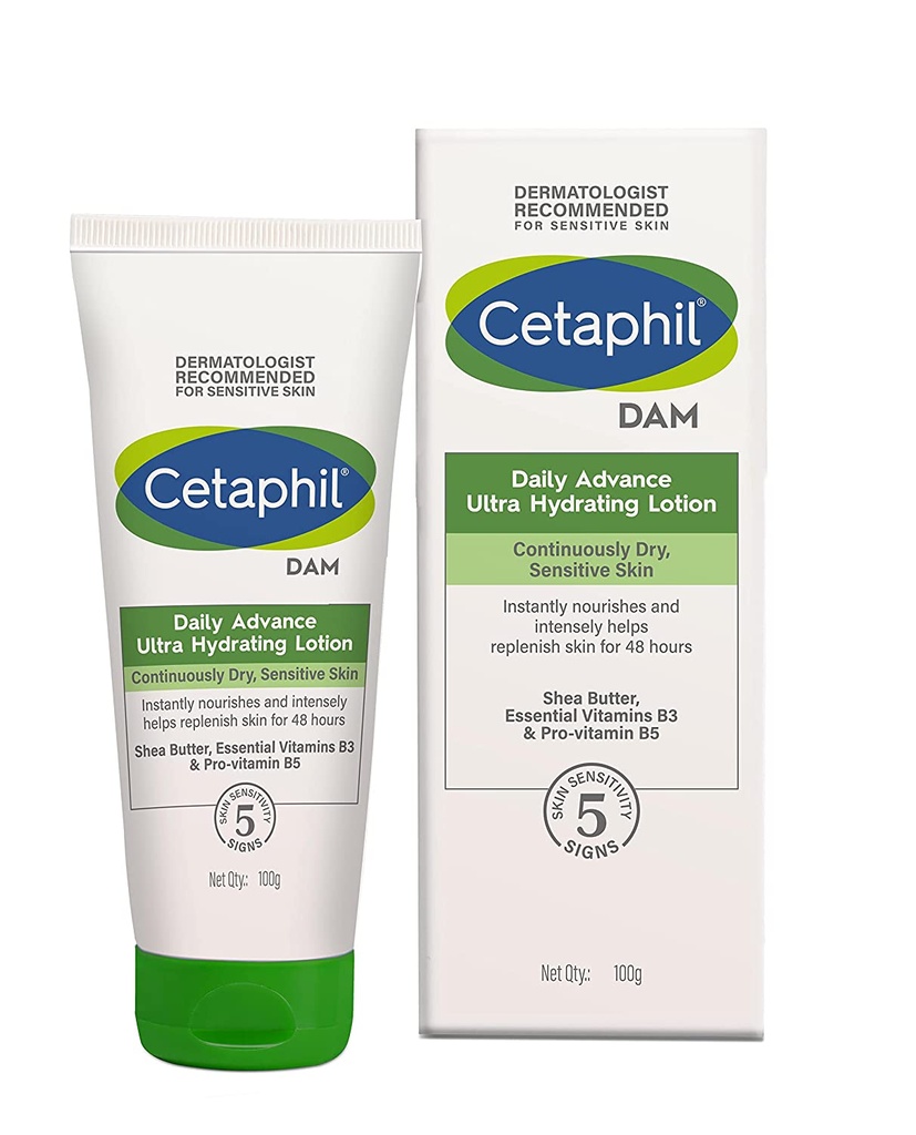 [Ceta..3] Cetaphil Daily Advance Ultra Hydrating Lotion - Moisturizing Cream for Very Dry Sensitive Skin 100g