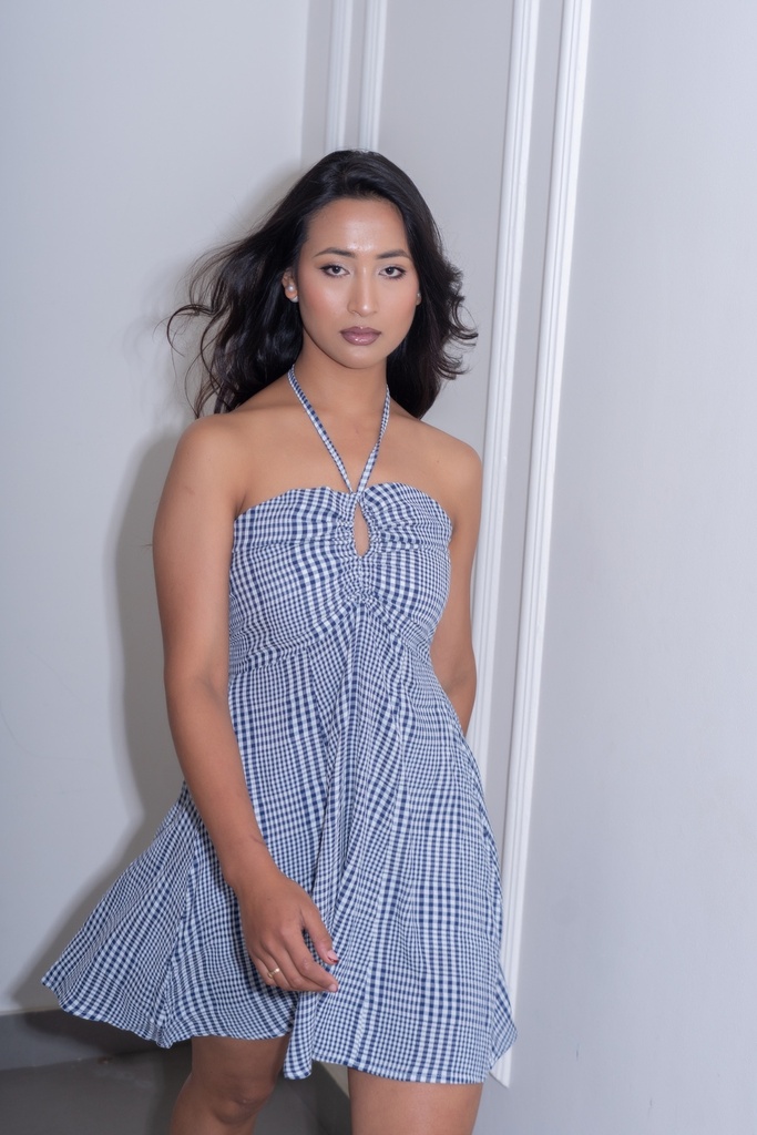 [1513097531-1772345606763-10] BASEMARK BALLOON TUBE DRESS FOR WOMEN