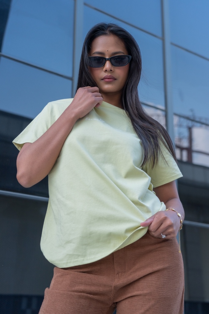 BASEMARK CROP T-SHIRT FOR WOMEN